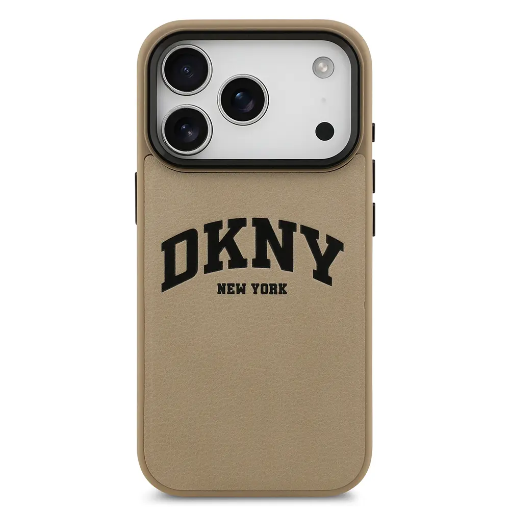 iPhone 17 Pro Max MagSafe Uyumlu PU Deri Kılıf - DKNY Lisanslı