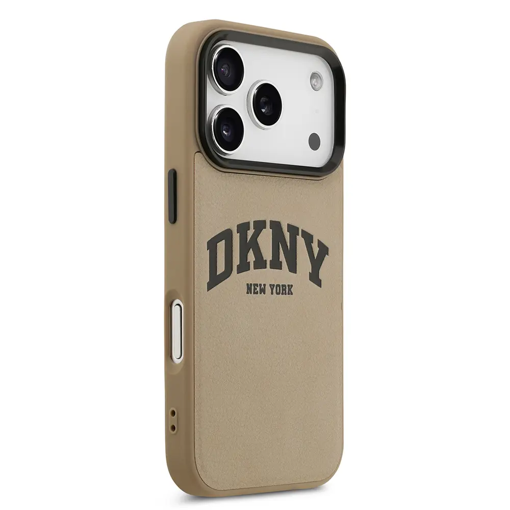 iPhone 17 Pro Max MagSafe Uyumlu PU Deri Kılıf - DKNY Lisanslı