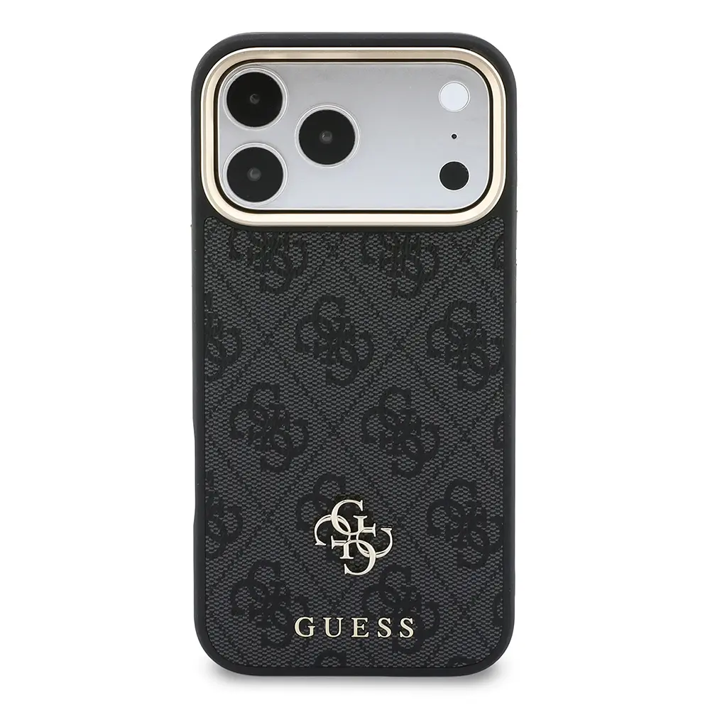 iPhone 17 Pro Max MagSafe Uyumlu Askılı Kartlıklı Kılıf - Guess 4G Metal Logo