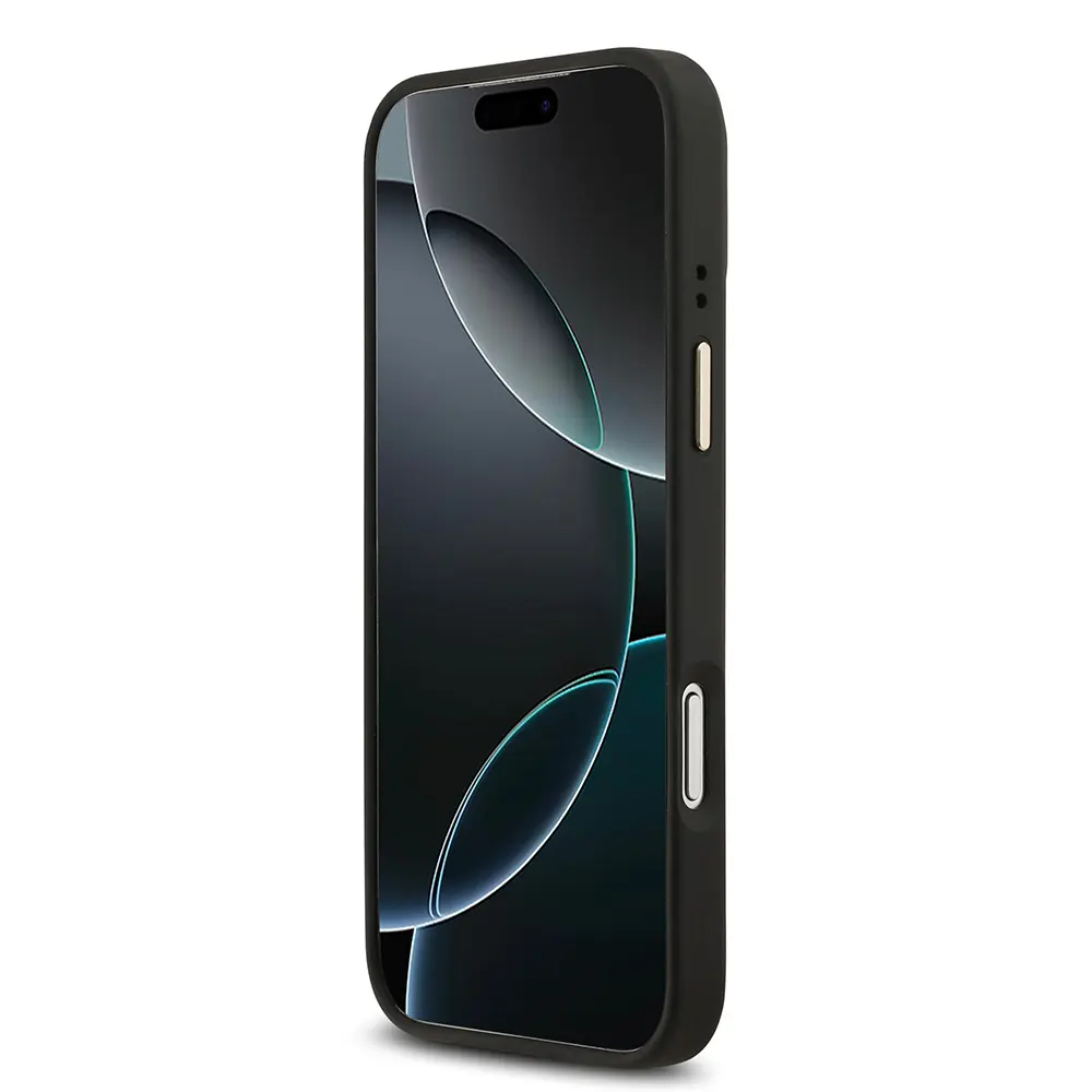 iPhone 17 Pro Max MagSafe Uyumlu PU Deri Kılıf - Guess Peony
