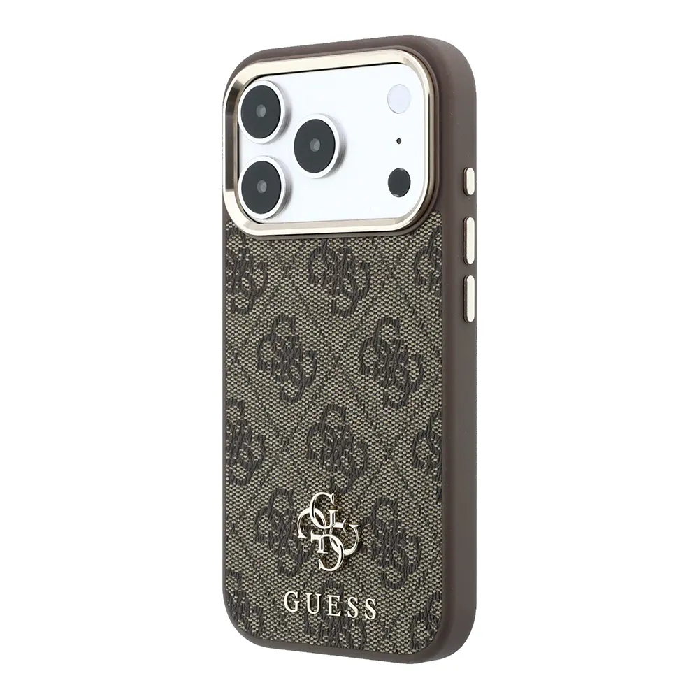 iPhone 17 Pro Max MagSafe Uyumlu Kılıf - Guess Small 4G Classic Logolu
