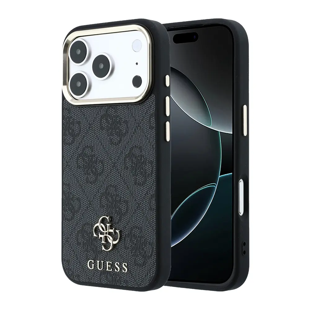 iPhone 17 Pro Max MagSafe Uyumlu Kılıf - Guess Small 4G Classic Logolu
