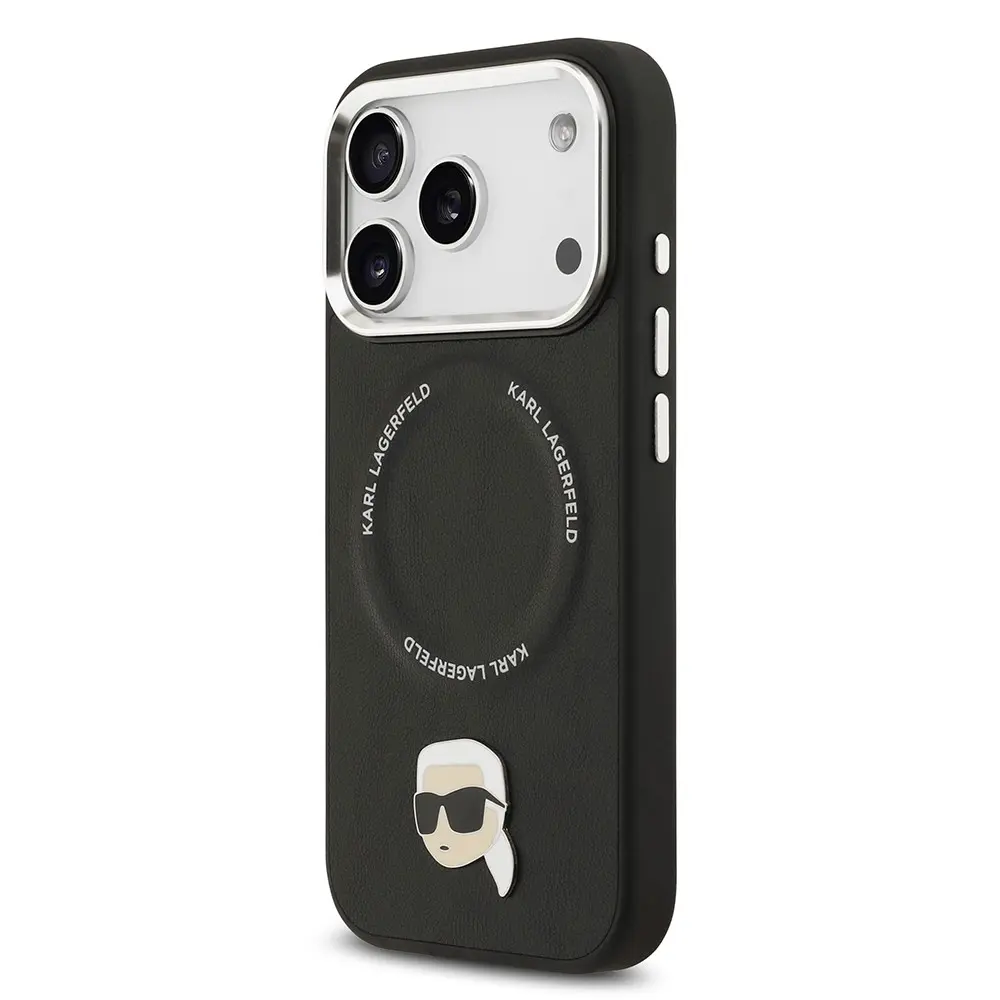 iPhone 17 Pro Max MagSafe Uyumlu PU Deri Kılıf - Karl Lagerfeld