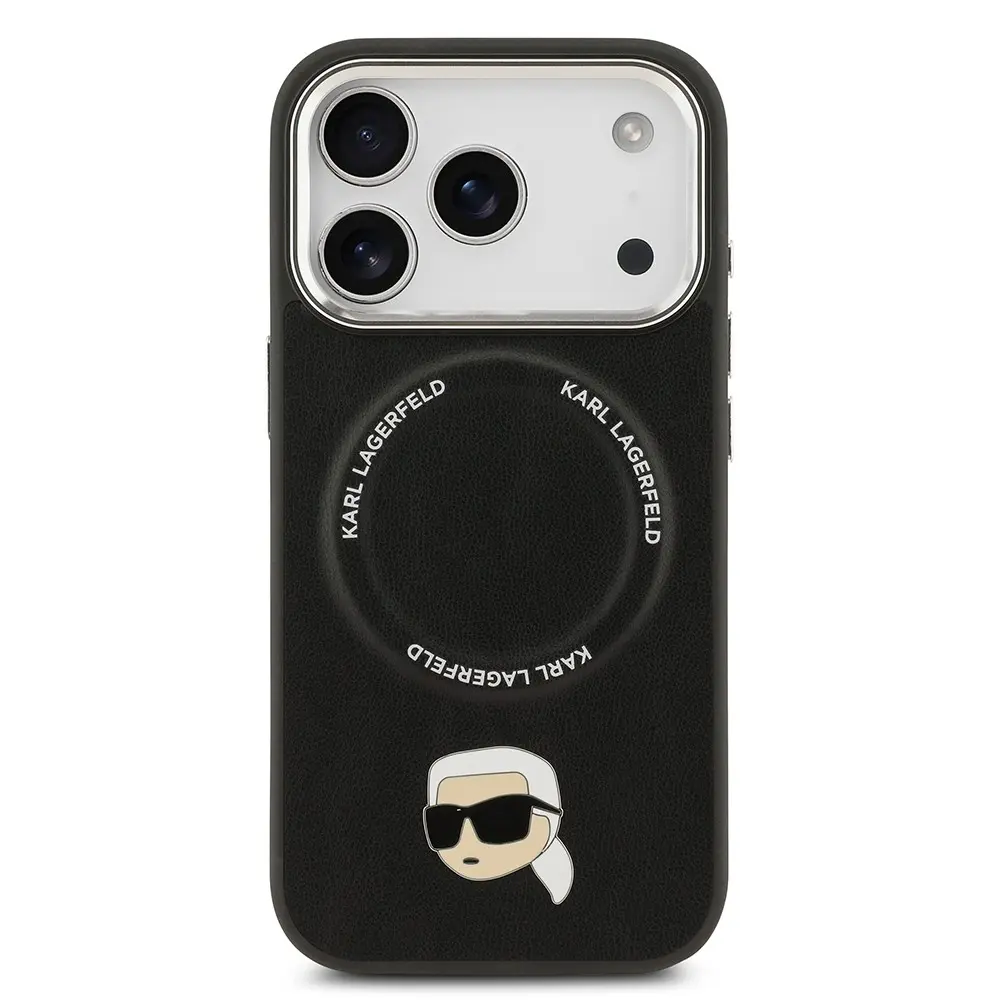 iPhone 17 Pro Max MagSafe Uyumlu PU Deri Kılıf - Karl Lagerfeld