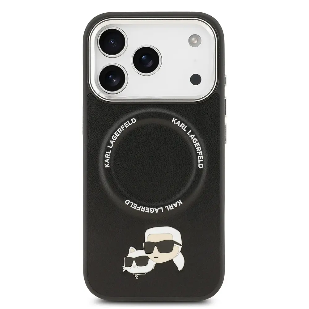 iPhone 17 Pro Max MagSafe Uyumlu PU Deri Kılıf - Karl Lagerfeld K&C