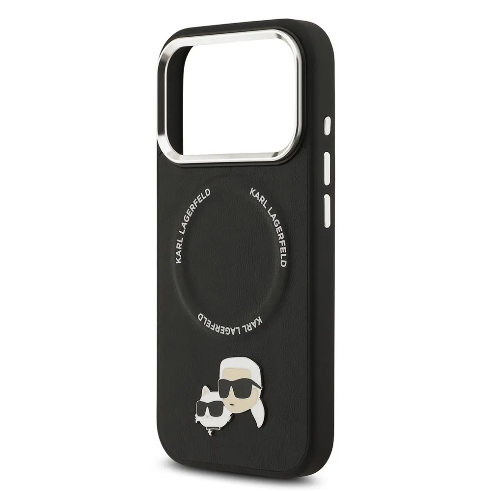 iPhone 17 Pro Max MagSafe Uyumlu PU Deri Kılıf - Karl Lagerfeld K&C