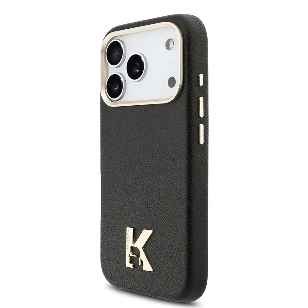 iPhone 17 Pro Max MagSafe Uyumlu PU Deri Kılıf - Karl Lagerfeld KHEAD