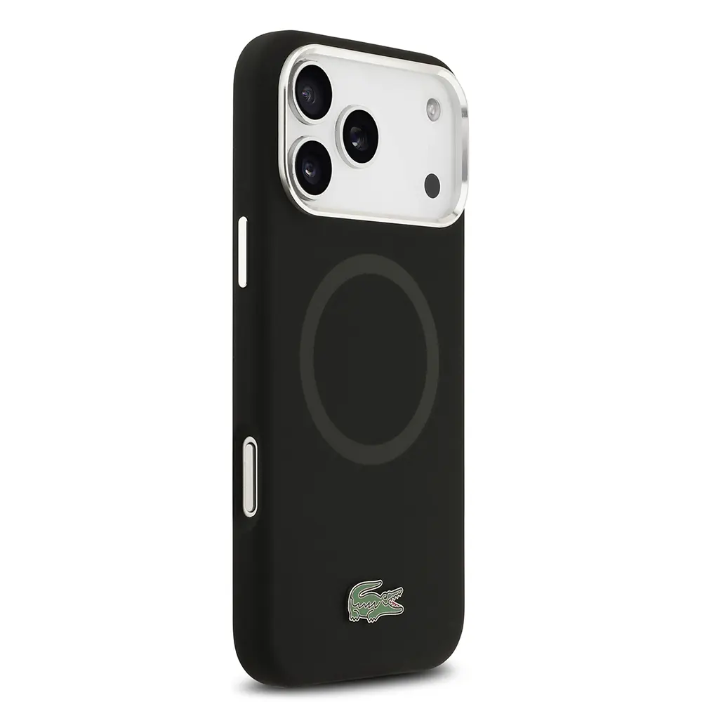 iPhone 17 Pro Max MagSafe Uyumlu Silikon Kılıf - Lacoste İkonik Logolu