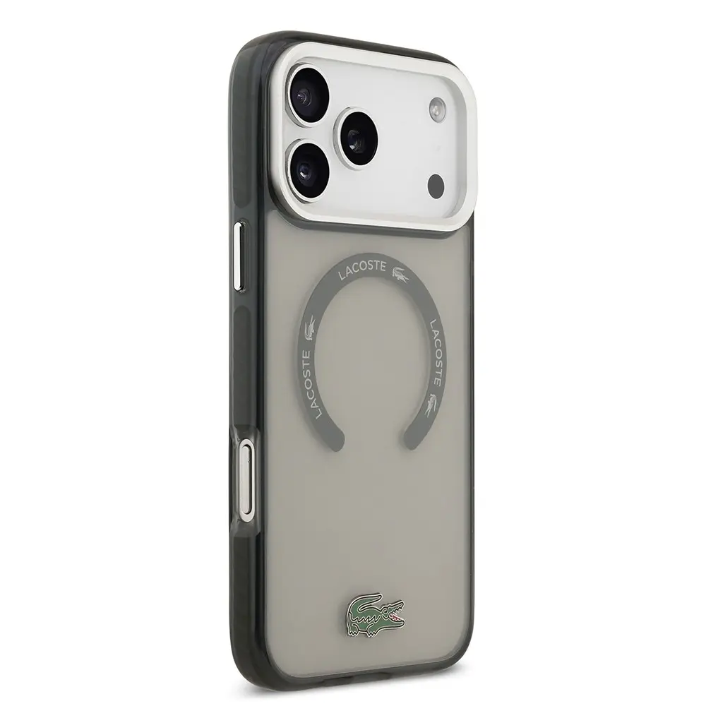 iPhone 17 Pro Max MagSafe Uyumlu Kılıf - Lacoste Lisanslı Buzlu Kapak