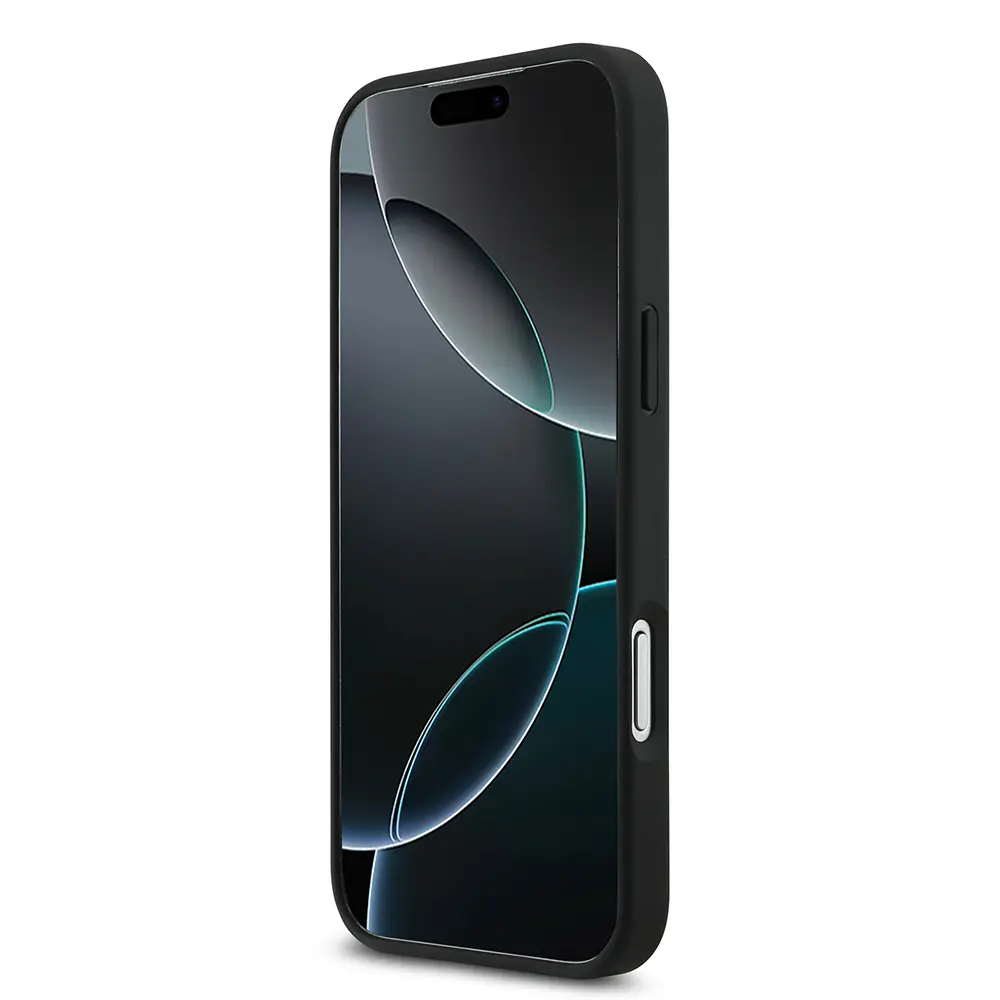 Apple iPhone 17 Pro Max Kılıf Lacoste Orjinal Lisanslı M-safe Şarj Özellikli PU Pike Desenli Metal Logolu Kartlıklı Kapak