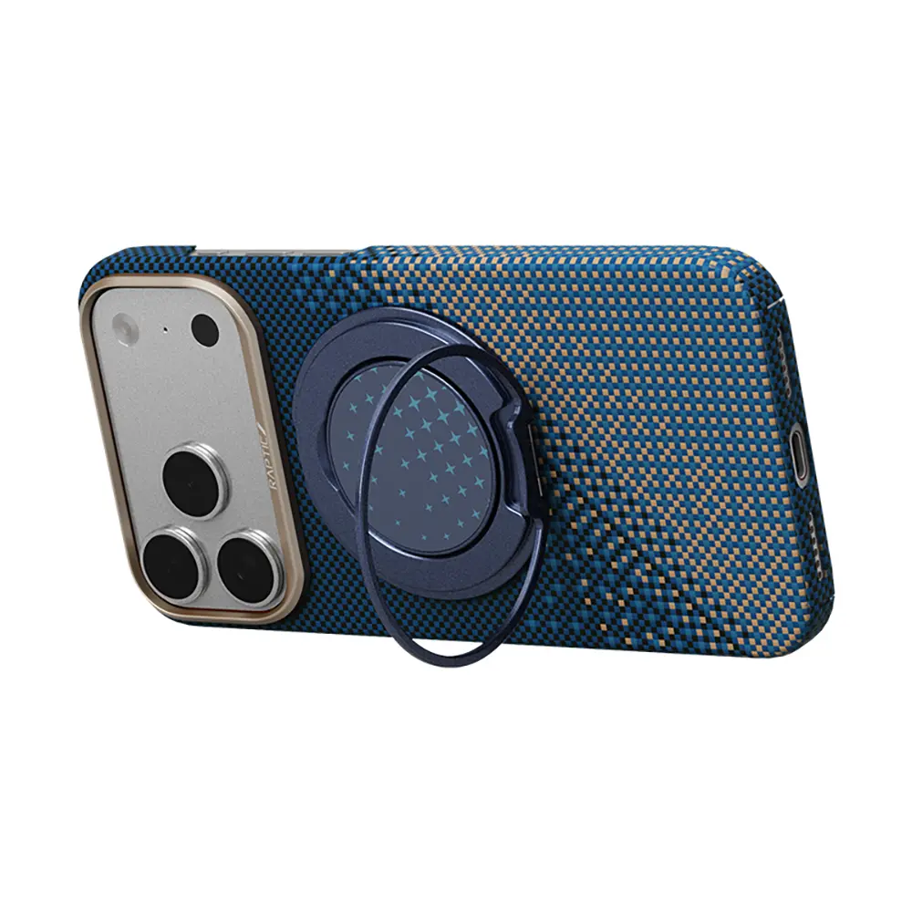 iPhone 17 Pro Max Standlı Aramid Fiber Kılıf - Raptic Serenity 2'si 1 Arada