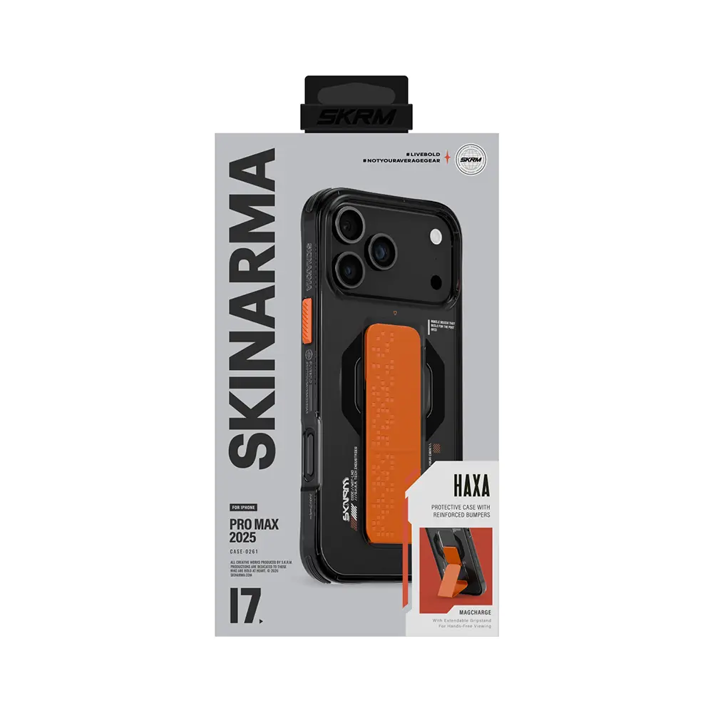 iPhone 17 Pro Max MagSafe Uyumlu Standlı Kılıf - Skinarma Haxa