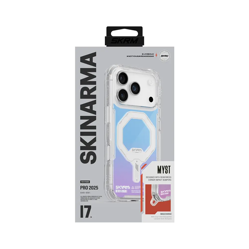 iPhone 17 Pro Max MagSafe Uyumlu Holografik Kılıf - Skinarma MYST