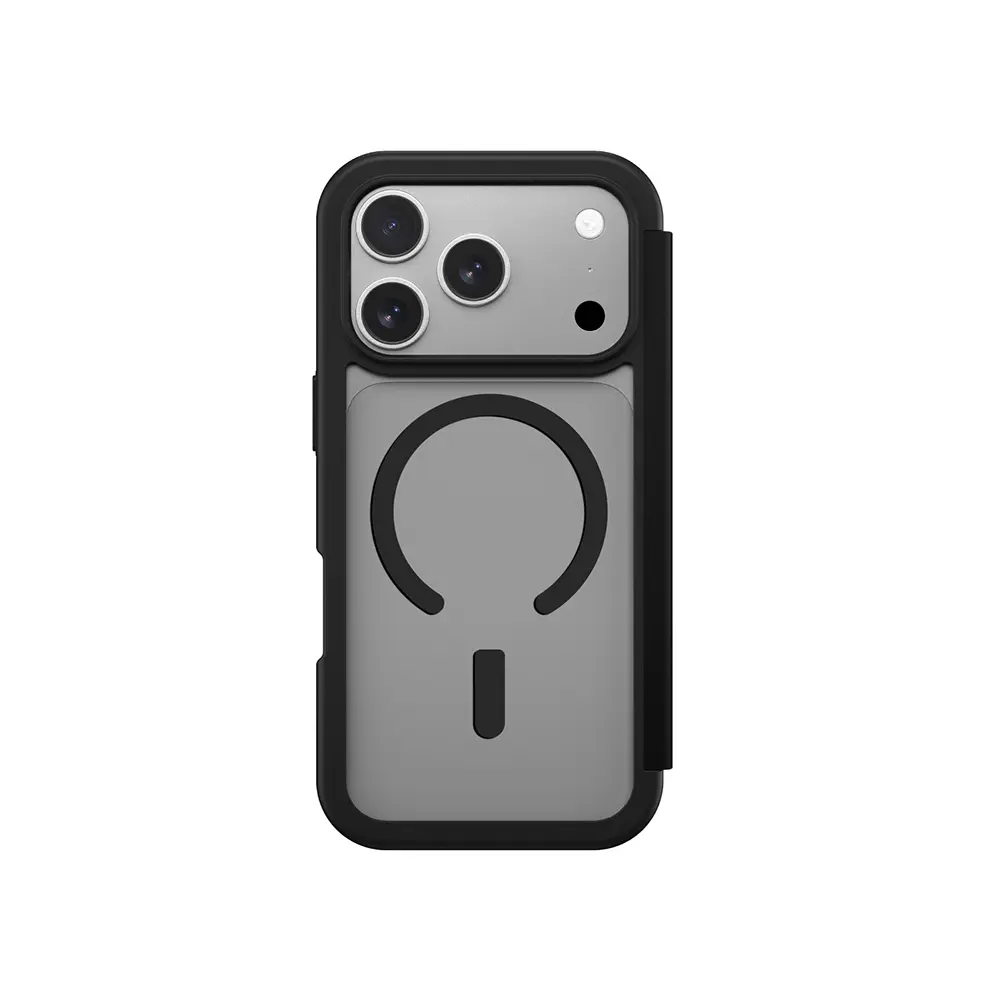 iPhone 17 Pro Max Kartlıklı Kapaklı Kılıf - Amazingthing Glamour Folio
