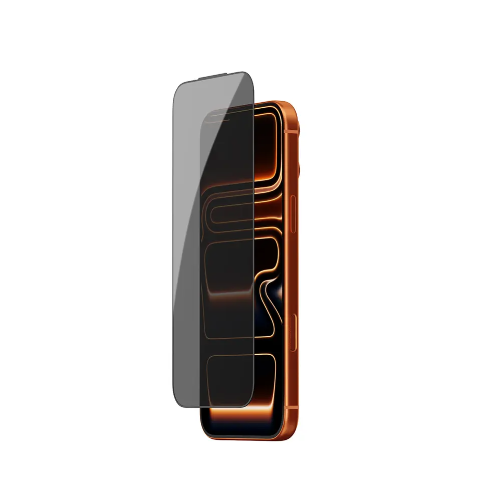 iPhone 17 Pro Max 3D Hayalet Ekran Koruyucu Cam - Wiwu GT-034 Glass Ultra Privacy