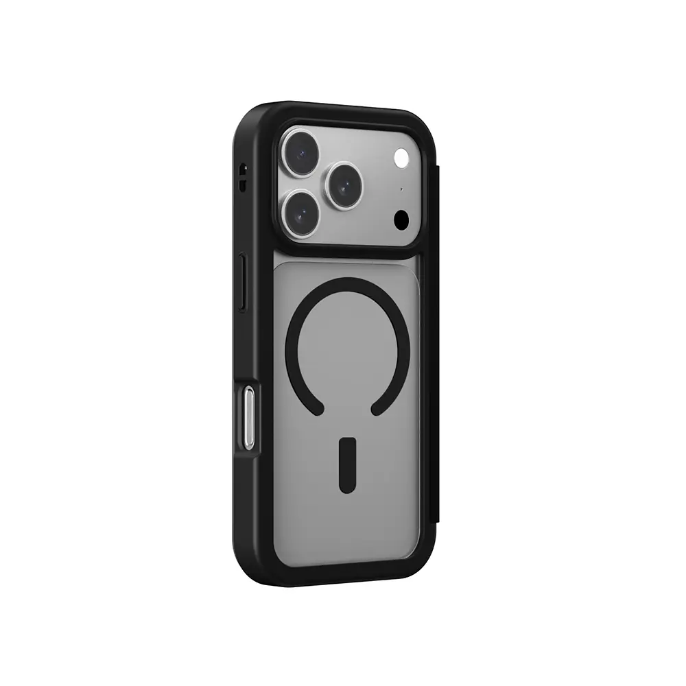 iPhone 17 Pro Kartlıklı Kapaklı Kılıf - Amazingthing Glamour Folio