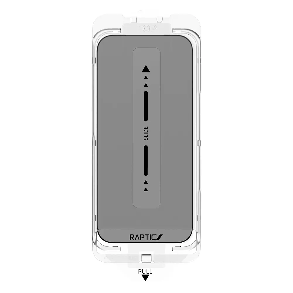 iPhone 17 Pro Hayalet Ekran Koruyucu, 2 Adet ve Uygulama Aparatlı - Raptic Air Glass 2.5D Privacy