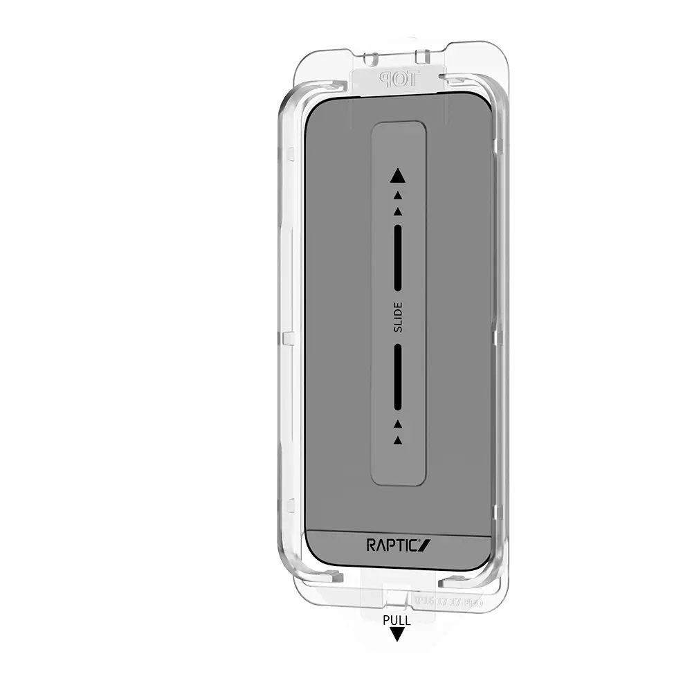 iPhone 17 Pro Hayalet Ekran Koruyucu, 2 Adet ve Uygulama Aparatlı - Raptic Air Glass 2.5D Privacy