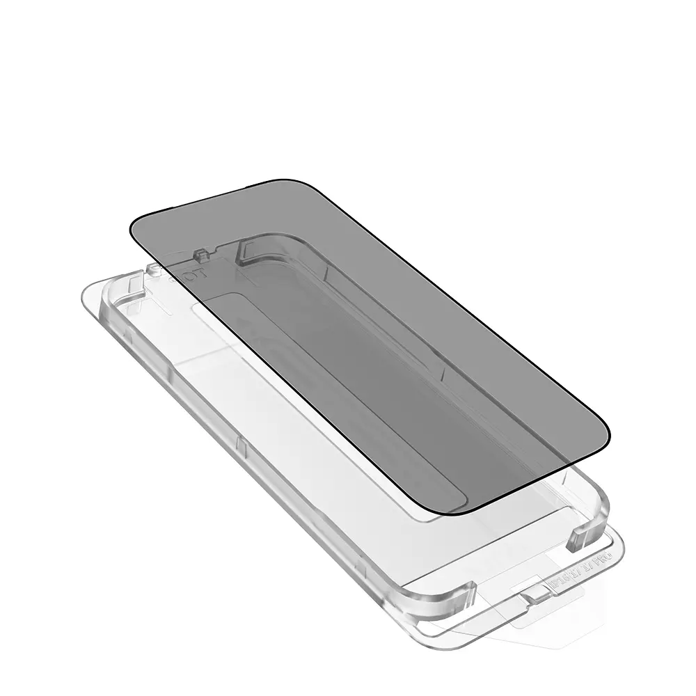 iPhone 17 Pro Hayalet Ekran Koruyucu, 2 Adet ve Uygulama Aparatlı - Raptic Air Glass 2.5D Privacy