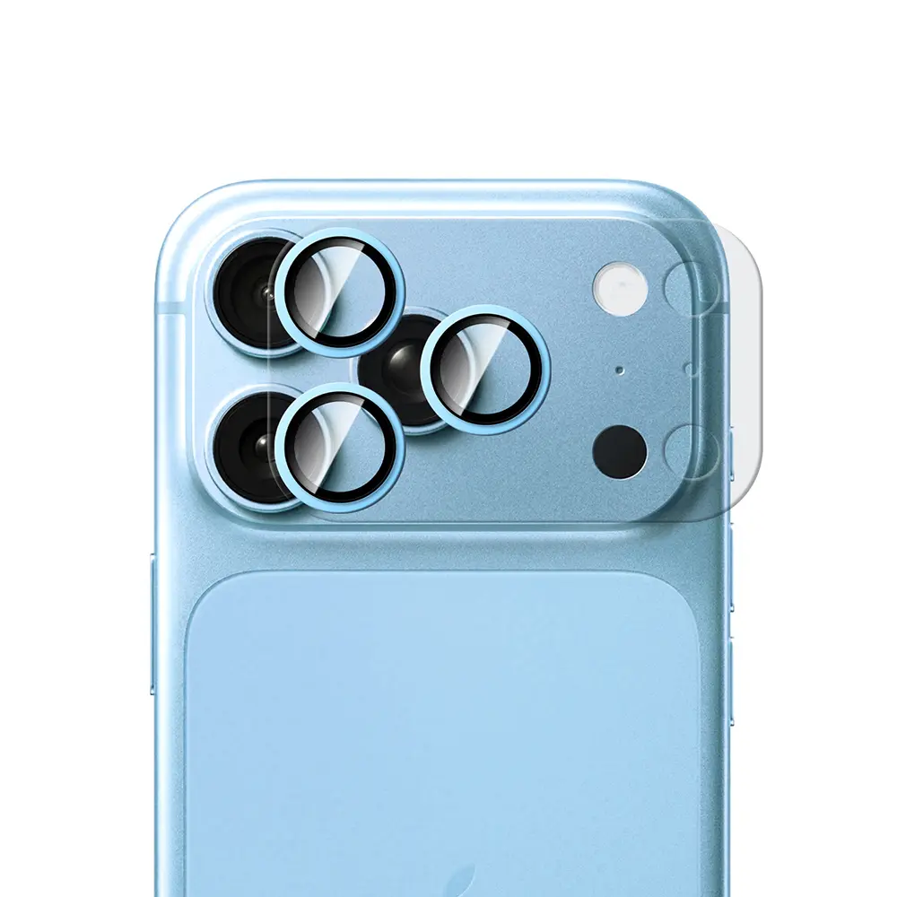 iPhone 18 Pro Safir Kamera Lens Koruyucu, 9H Yansıma Önleyici - CaseWorld Alloy Sapphire