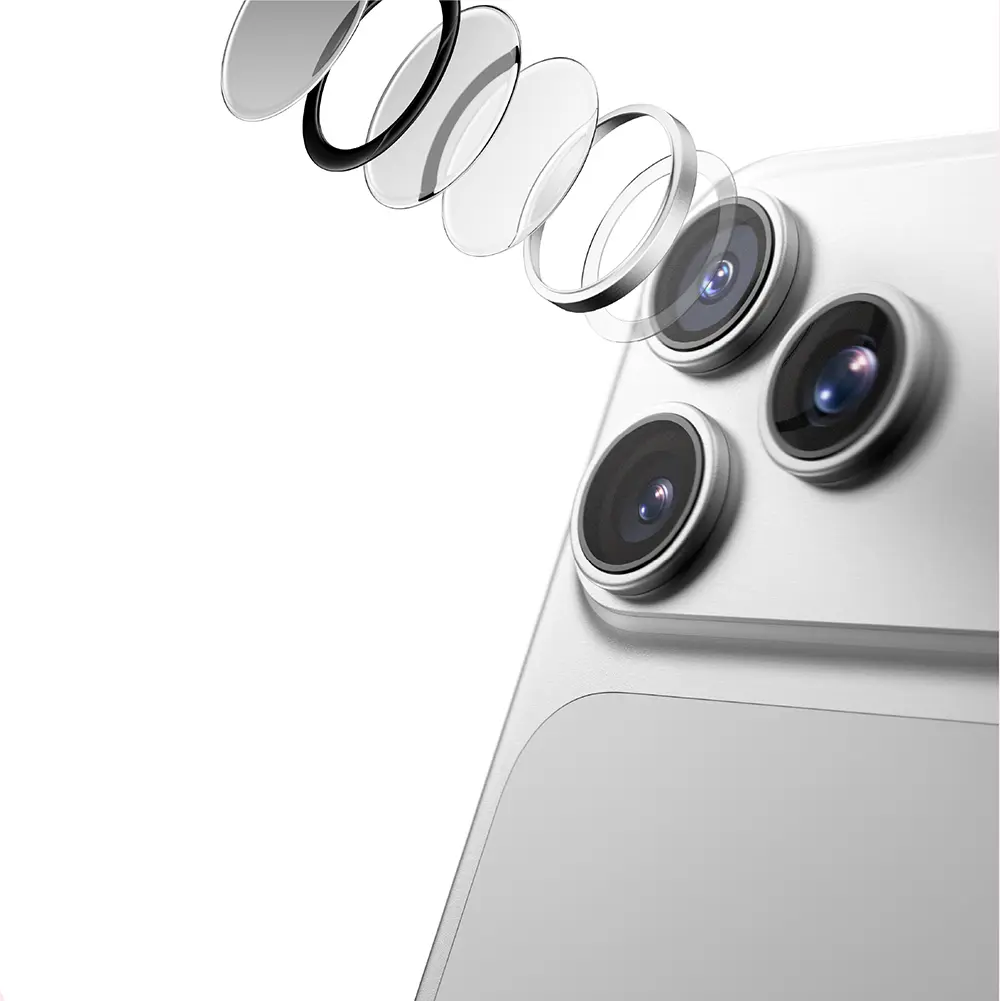 Apple iPhone 18 Pro Amazingthing Titan Vision Sapphire AR Kamera Lens Koruyucu + Kolay Uygulama Aparatlı