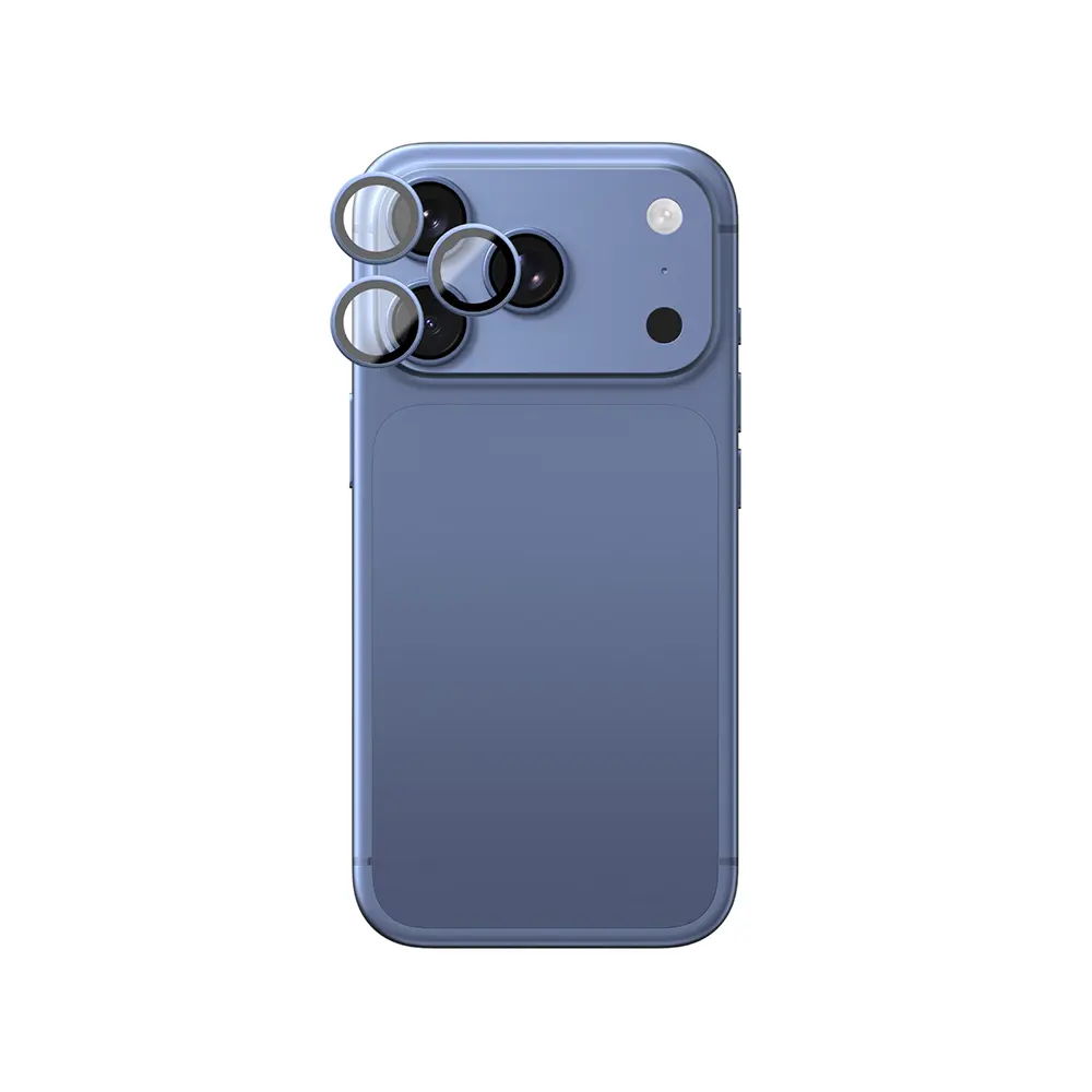 iPhone 18 Pro Safir AR Kamera Lens Koruyucu, Uygulama Aparatlı - Amazingthing Titan Vision