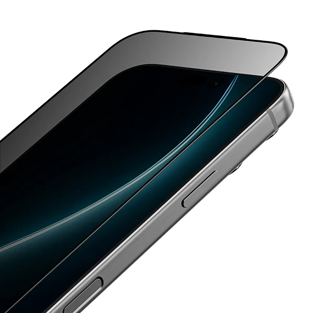 iPhone 18 Pro Gizlilik Ekran Koruyucu, Uygulama Aparatlı - Benks OmniWarrior Privacy Cam