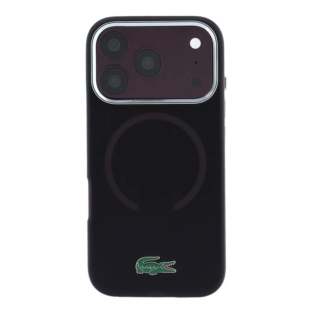 iPhone 18 Pro MagSafe Uyumlu Kılıf - Lacoste Lake Timsah Logolu IML Frosted