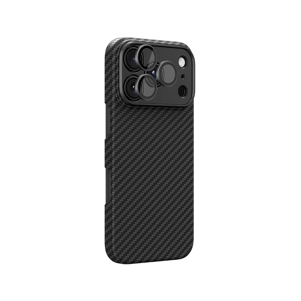 iPhone 18 Pro MagSafe Uyumlu Aramid Fiber Kılıf - AmazingThing Titan Max SLens