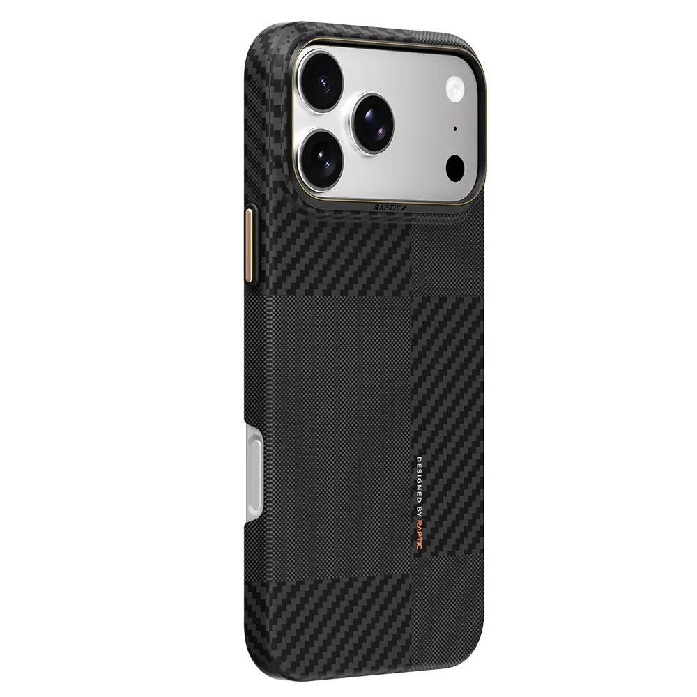 iPhone 18 Pro MagSafe Uyumlu Aramid Fiber Kılıf - Raptic Geotik
