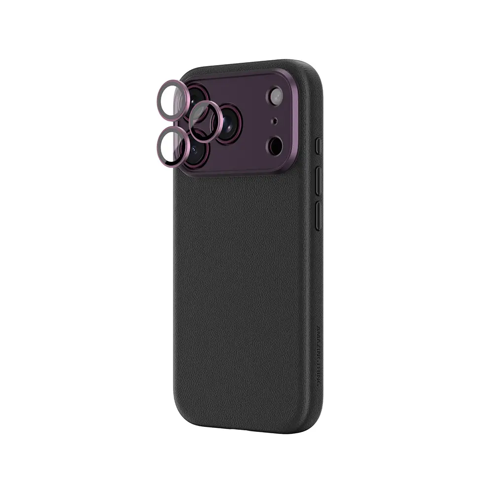 Apple iPhone 18 Pro Kılıf M-Safe Şarj Özellikli Airbag Tasarımlı AmazingThing Glamour SLens Serisi Kapak