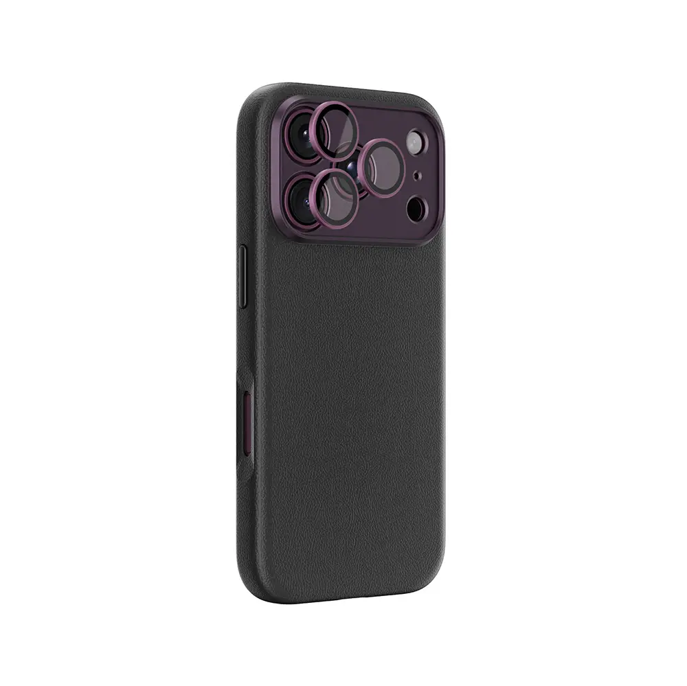 Apple iPhone 18 Pro Kılıf M-Safe Şarj Özellikli Airbag Tasarımlı AmazingThing Glamour SLens Serisi Kapak