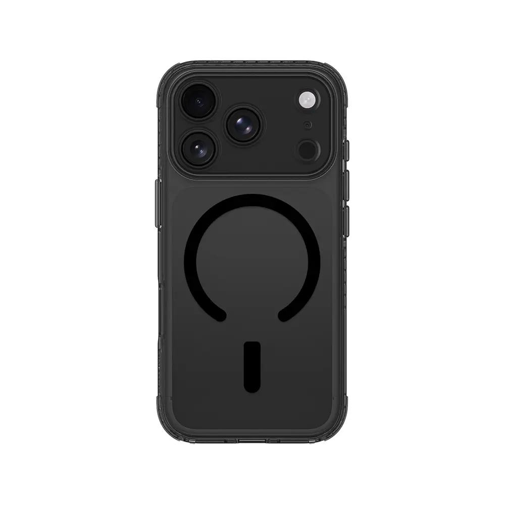 Apple iPhone 18 Pro Kılıf M-Safe Şarj Özellikli Airbag Tasarımlı AmazingThing Titan Pro Lens Serisi Kapak