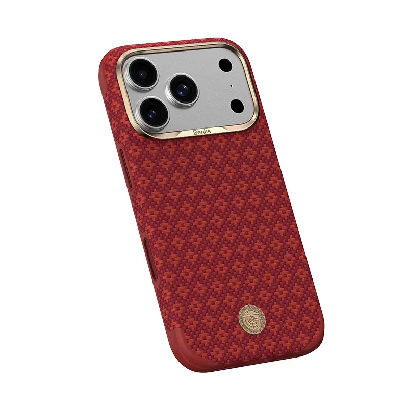 iPhone 18 Pro MagSafe Uyumlu Kevlar Kılıf - Benks ArmorPro ArmorEdge X9