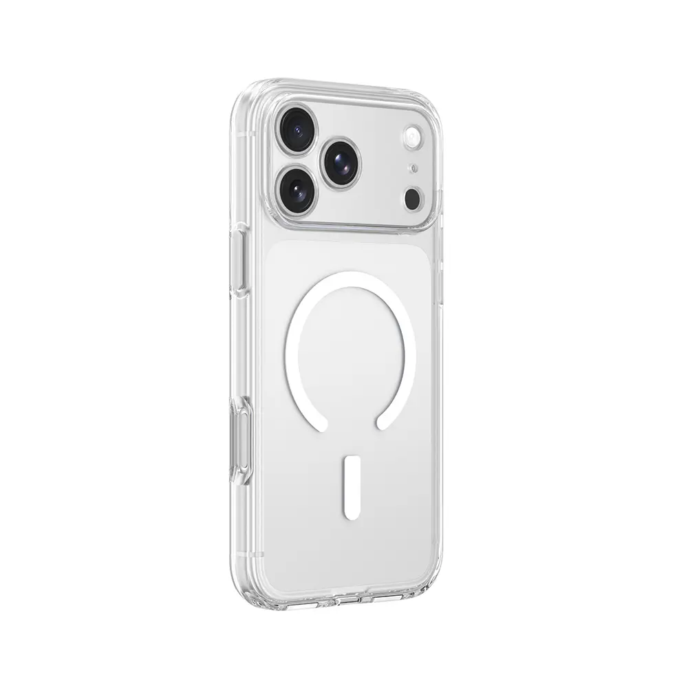 iPhone 18 Pro MagSafe Uyumlu Kamera Korumalı Şeffaf Kılıf - Amazingthing Minimal Lens
