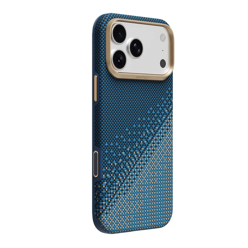 iPhone 18 Pro MagSafe Uyumlu Aramid Fiber Kılıf - Raptic Dual Serenity