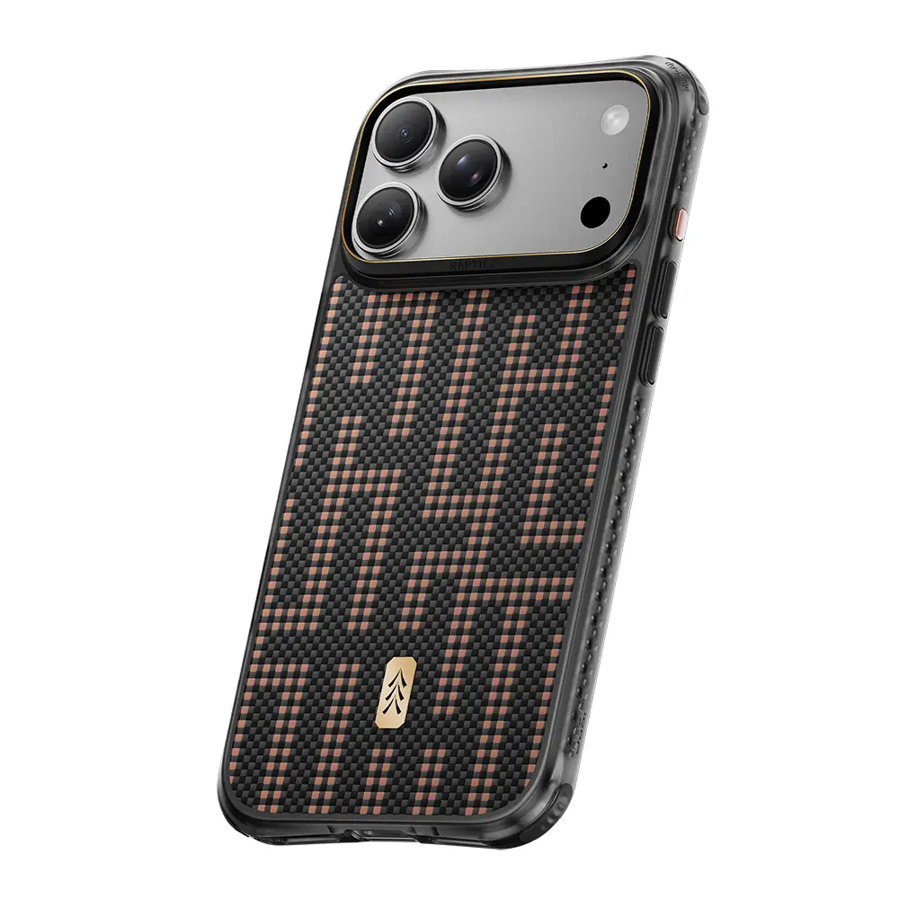 iPhone 18 Pro MagSafe Uyumlu Aramid Kılıf - Raptic Dual Grid