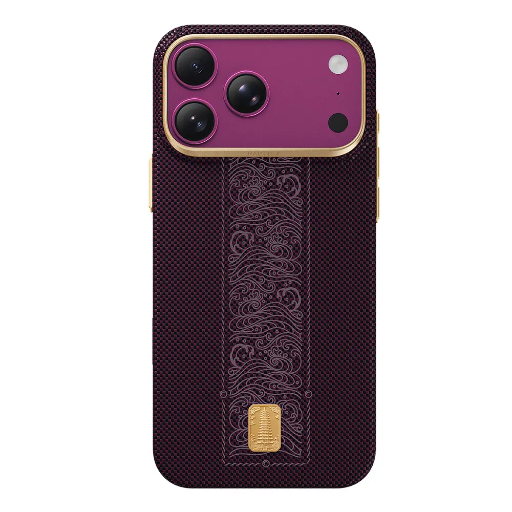 iPhone 18 Pro MagSafe Uyumlu Aramid Dokulu Kılıf - Raptic Aramid Skin Rise