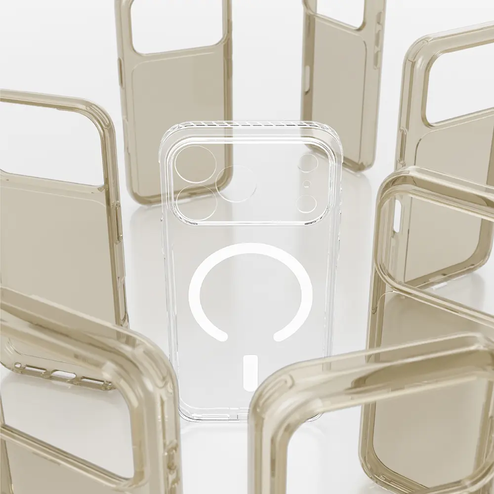 Apple iPhone 18 Pro Kılıf M-safe Şarj Özellikli Standlı Amazingthing Titan Pro Grip Stand Serisi Kapak