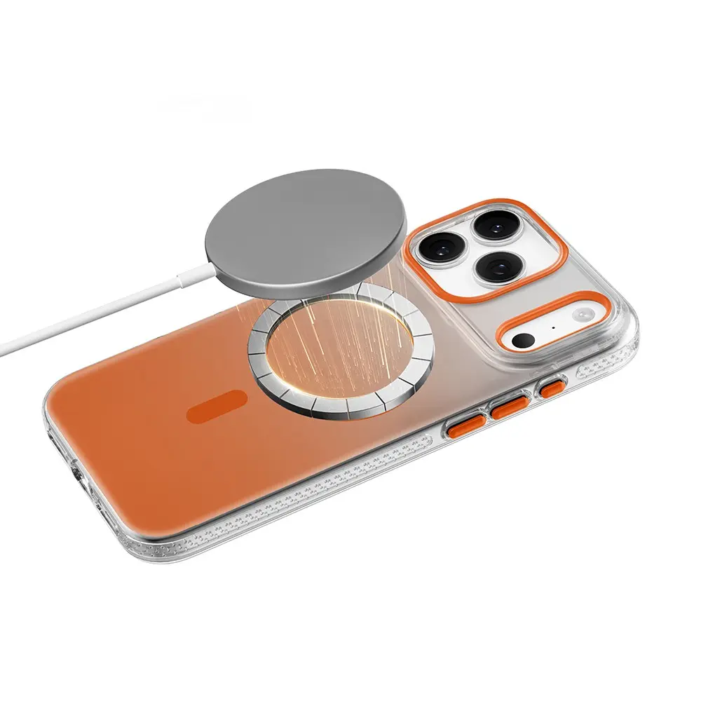 iPhone 18 Pro MagSafe Uyumlu Sararmaya Dayanıklı Kılıf - Mutural Icesense