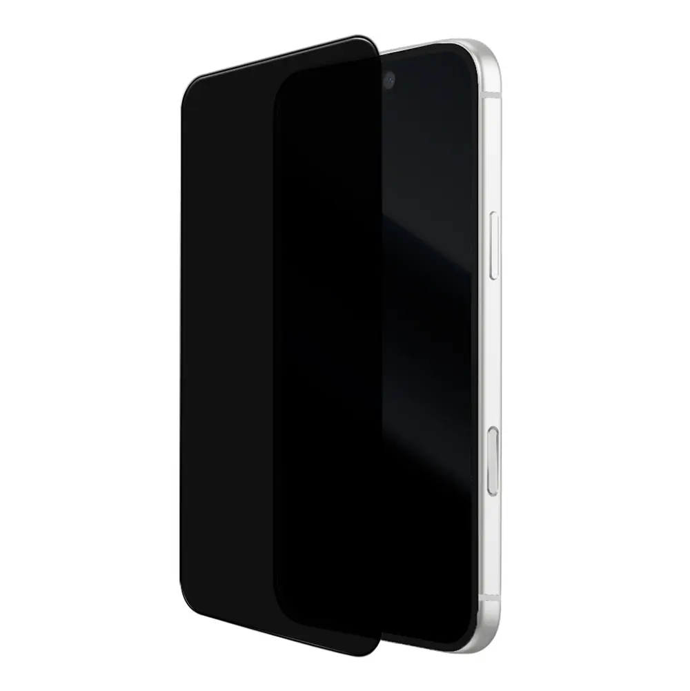 Apple iPhone 18 Pro Mohseven M7 Privacy Sapphire Coating Temperli Cam Ekran Koruyucu + Kolay Uygulama Aparatı