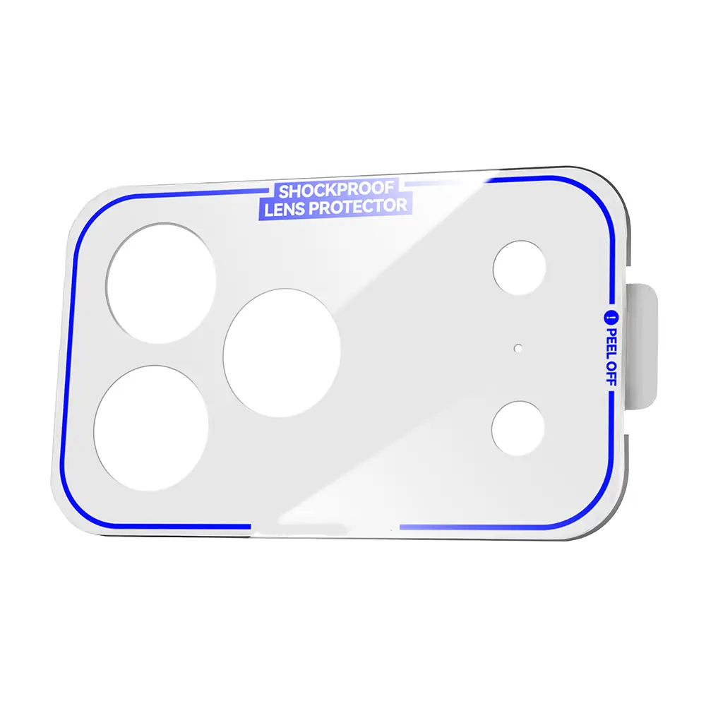 iPhone 18 Pro Max Kamera Çerçeve Koruyucu, Şeffaf PET Film - Mohseven