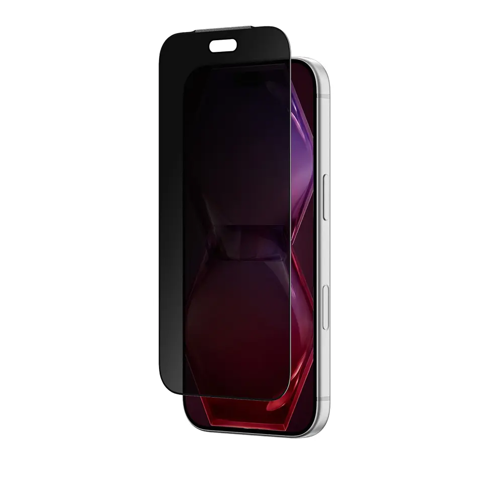 iPhone 18 Pro Max Mat Gizlilik Filtreli Temperli Cam Ekran Koruyucu - Amazingthing Titan Privacy Matte