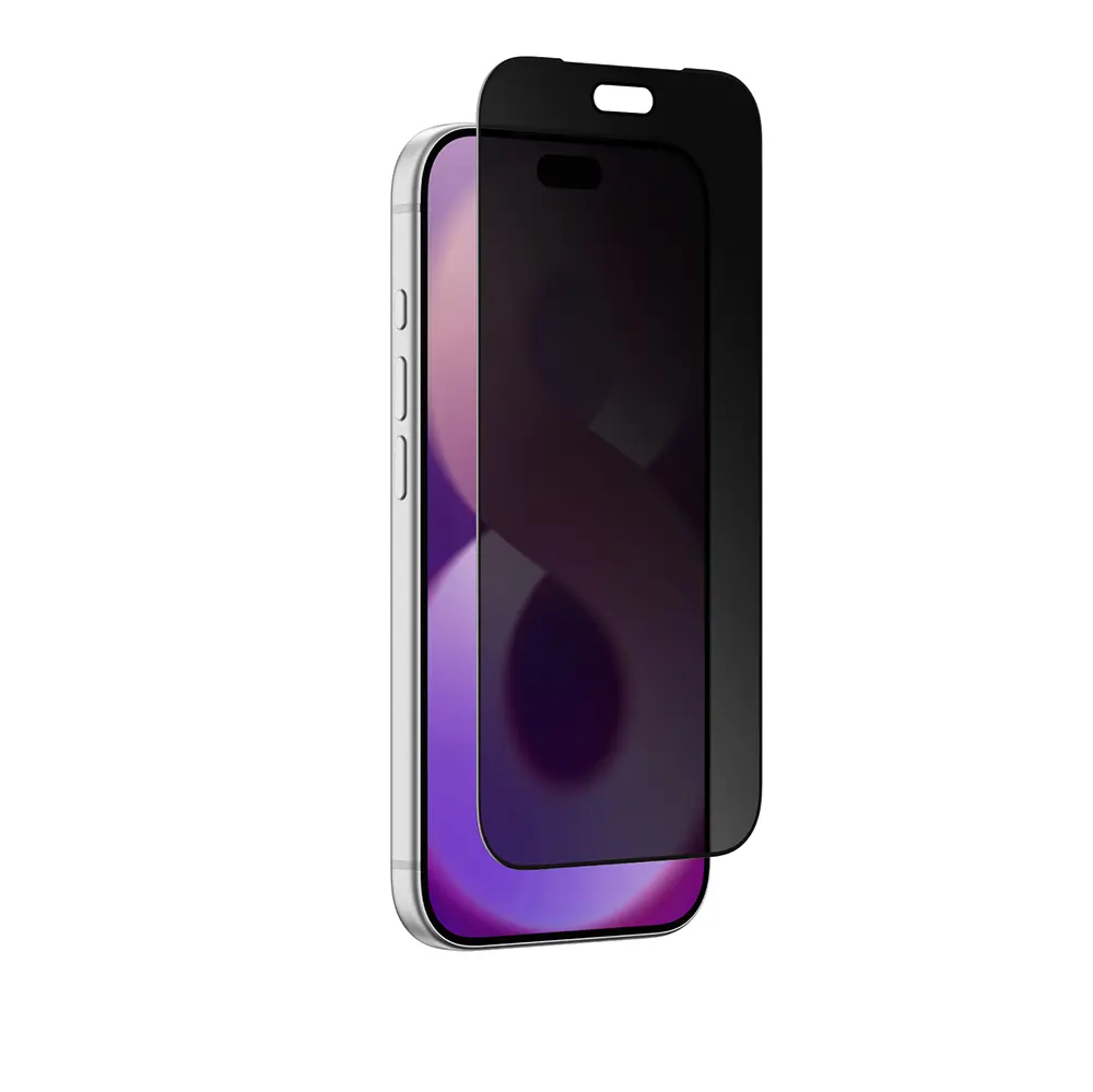 iPhone 18 Pro Max Gizlilik Filtreli Temperli Cam Ekran Koruyucu - Amazingthing Radix Privacy
