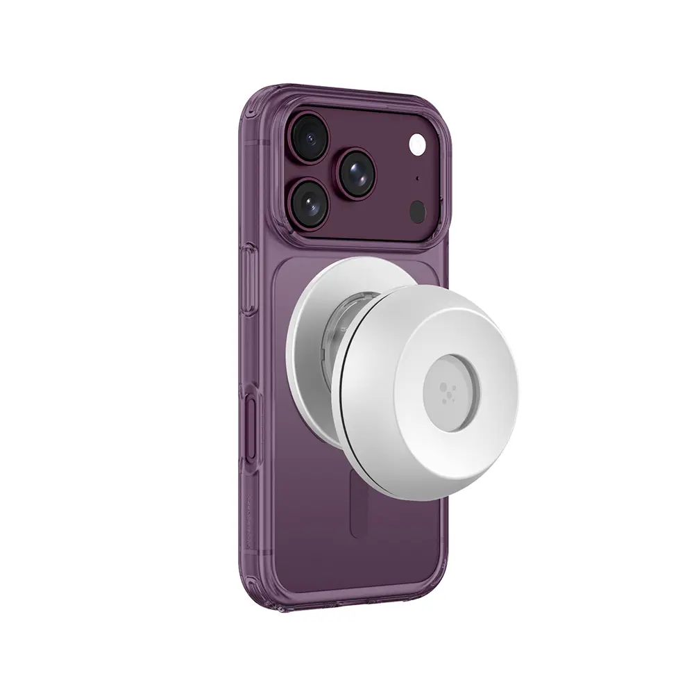 iPhone 18 Pro Max MagSafe Uyumlu Şeffaf Kılıf, Type-C Kulaklık ve Standlı Set - AmazingThing Minimal