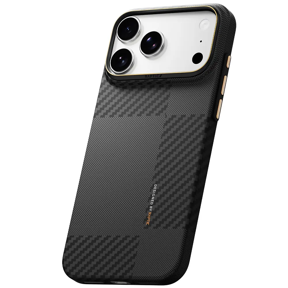 iPhone 18 Pro Max MagSafe Uyumlu Aramid Fiber Kılıf - Raptic Geotik