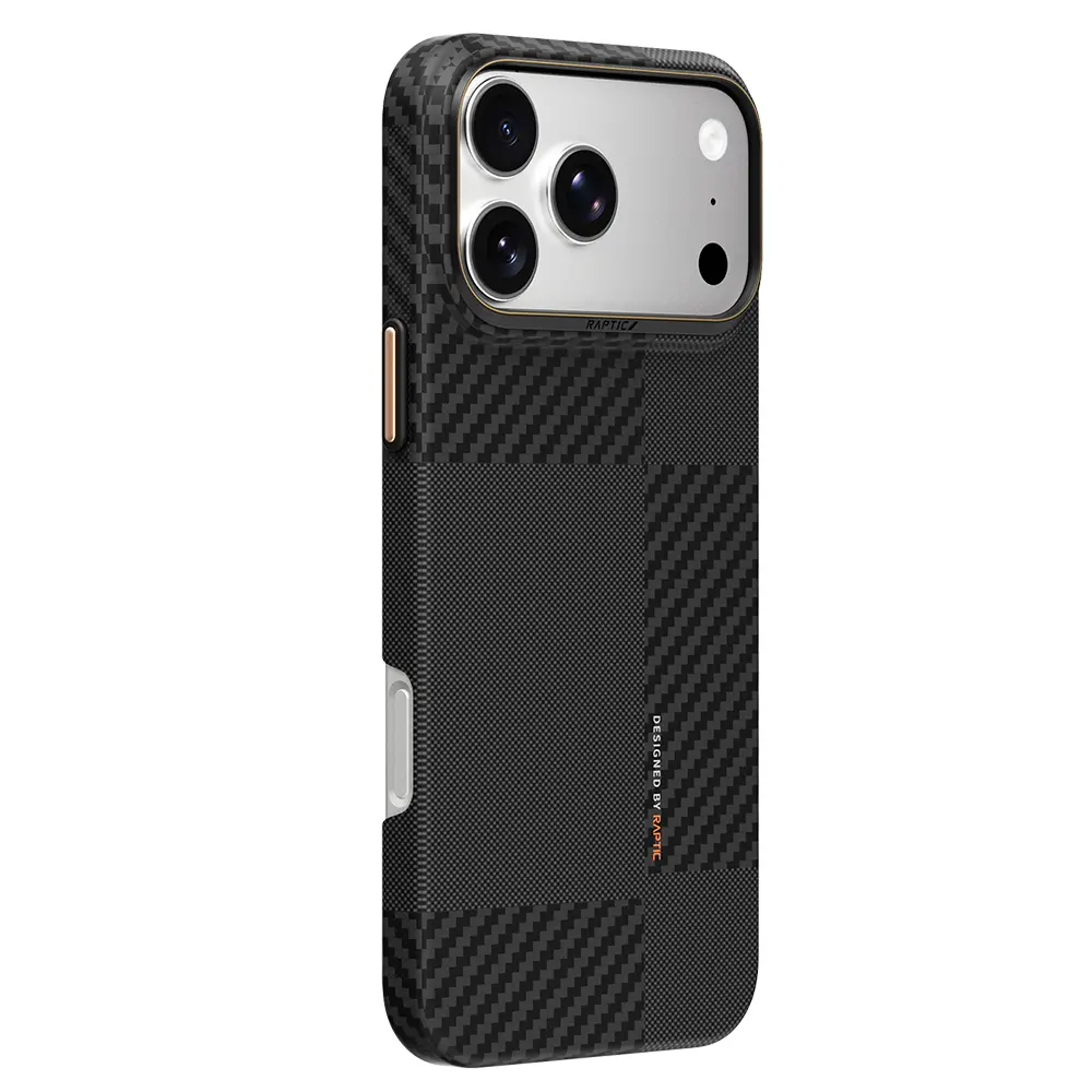 iPhone 18 Pro Max MagSafe Uyumlu Aramid Fiber Kılıf - Raptic Geotik