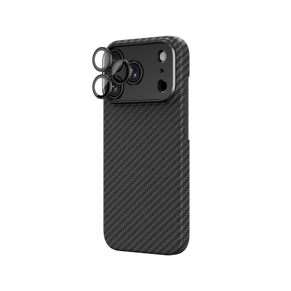 iPhone 18 Pro Max MagSafe Uyumlu Aramid Fiber Kılıf - AmazingThing Titan Max SLens