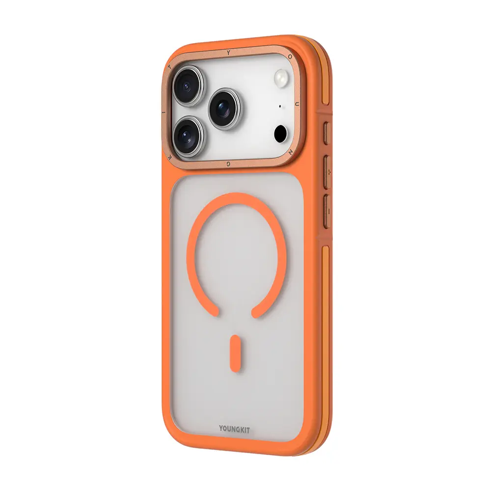 iPhone 18 Pro Max MagSafe Uyumlu Kılıf - Youngkit Rock Sand