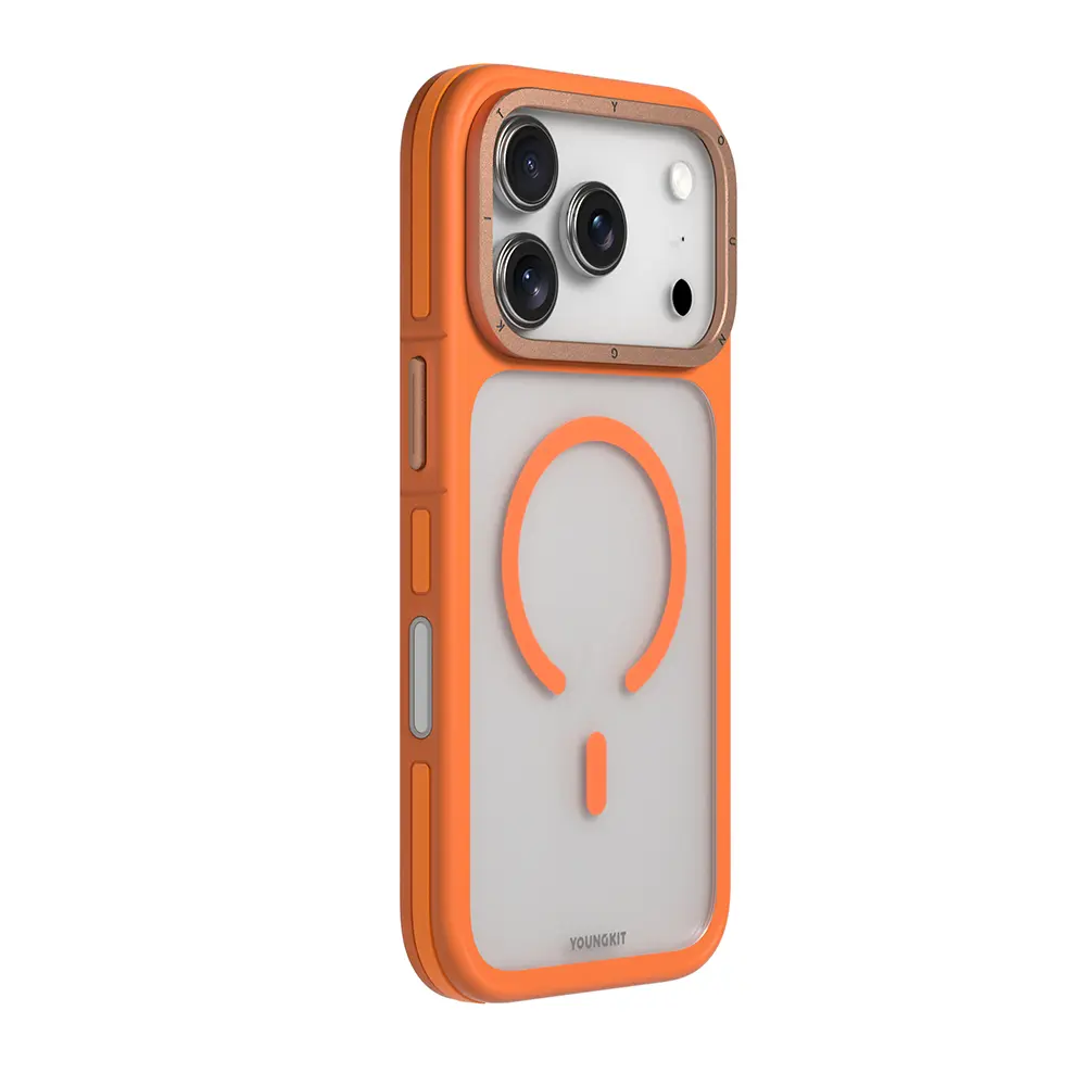 iPhone 18 Pro Max MagSafe Uyumlu Kılıf - Youngkit Rock Sand